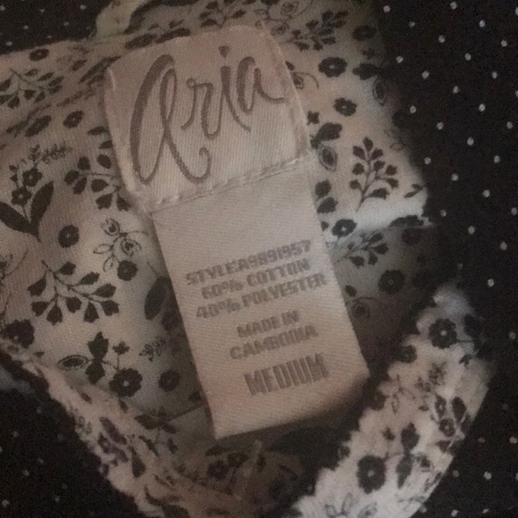 NWOT Polka Dot Floral Chemise Nightgown & Robe set - Picture 6 of 6